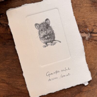 Grußkarte, Inspirationkarten der Gedanken mit Mouse